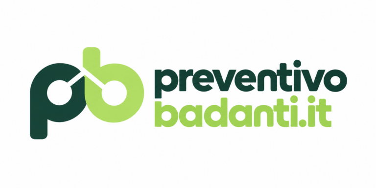 Preventivo Badanti.it — logo con P e B intrecciate
